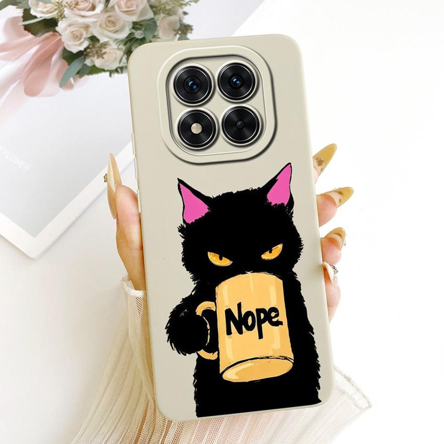 Чехол для Xiaomi Redmi Note 14 Pro 5G Милый Мультяшный Кот Утка Конфеты Раскрашенный Мягкий Силиконовый Чехол для Redmi Note 14 Pro Plus 5G