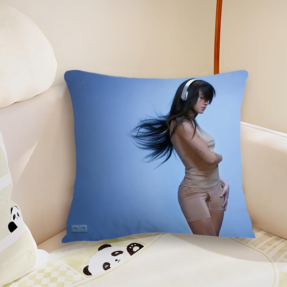 Singer AAitanaCuarto Azul cushion cover Plush Fabric Soft Double Sided Print Sofa Cushion Cover Throw Pillow Covers