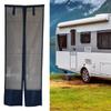 Automatic Closing Camper Van Mosquito Curtain RV Tailgate Sunshade Net Keep Mosquitoes Out