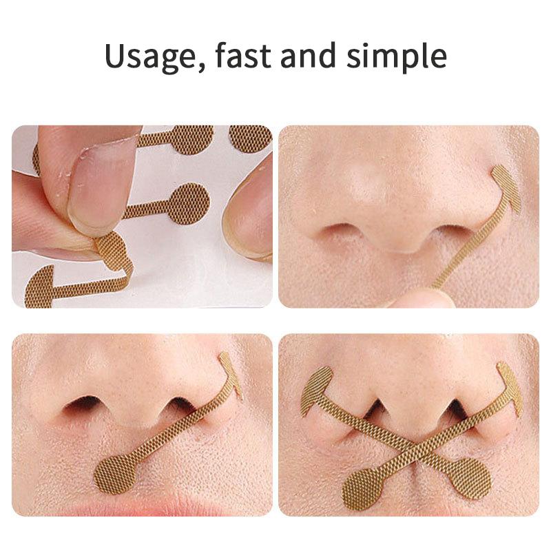 Наклейки для сужения крыльев носа Невидимые патчи для сужения носа Специальные полоски для узкого носа Наклейка Инструмент для ухода за лицом Корректор формы носа Лифтинг