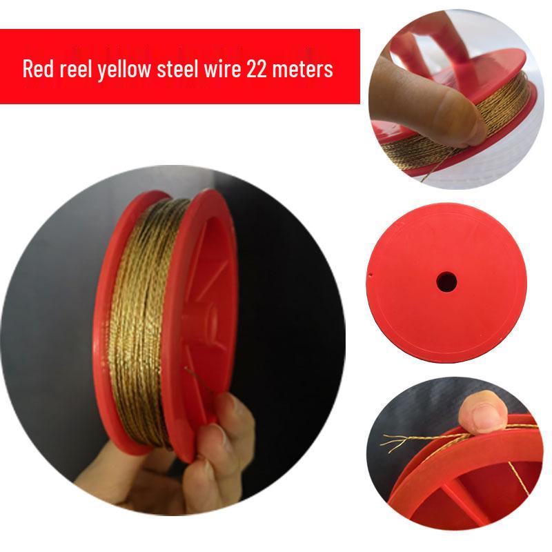 Стальная проволока с медным покрытием для снятия и установки лобового стекла, резка автомобильного стекла, 10м/20м 3-жильная