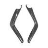 2pcs Carbon Fiber Gear Shift Panel Cover Trim For Civic 14-19 Center Panel Water Cup Decorative Strip Modification Parts