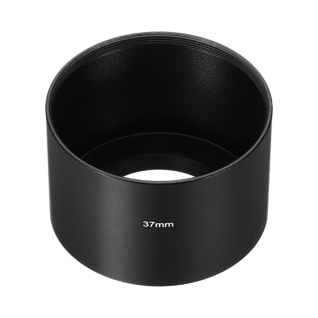 Бленда объектива PATIKIL 37 мм для объектива камеры с длинным фокусом, матовая внутренняя бленда, черная с салфеткой для протирки, антибликовая