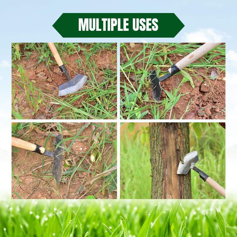 Лопата для прополки травы, практичная маленькая мотыга, сельскохозяйственная лопата в форме полумесяца, многофункциональные инструменты для прополки открытого сада и двора