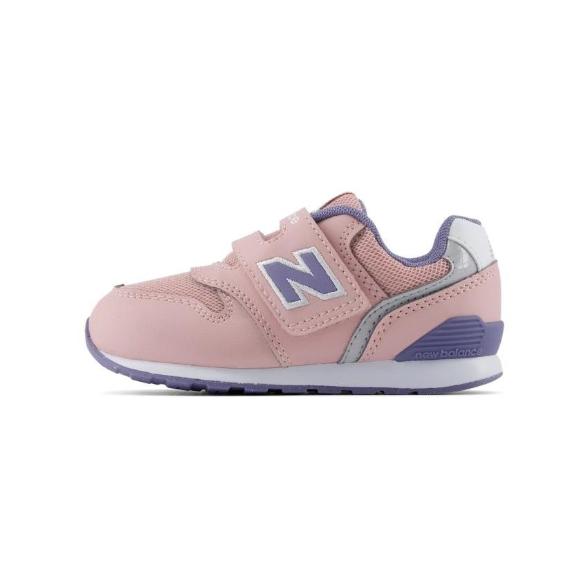 New Balance NB 996 Амортизация, Износостойкие Низкие Кроссовки для Малышей Серый Розовый Для Младенцев и Малышей IZ996EC3