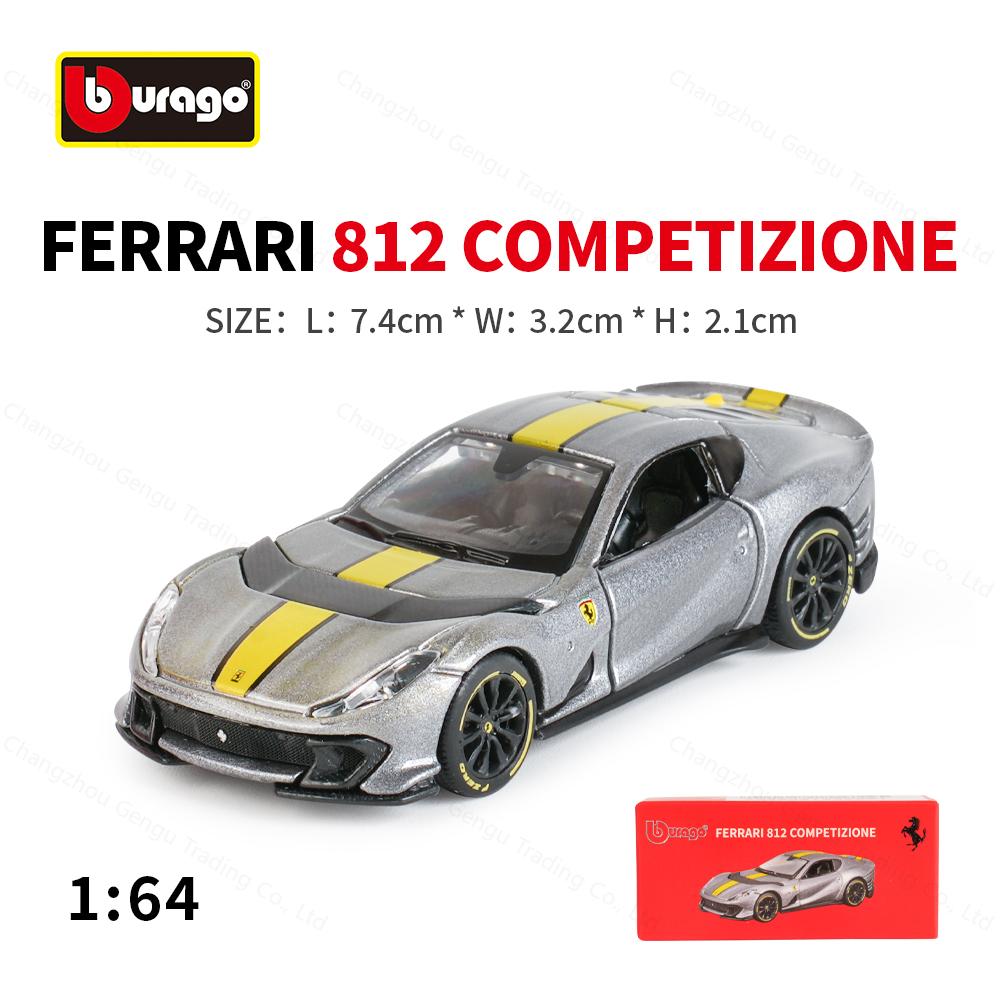 Ббураго 1:64 Ferrari 812 Daytona SP3 SF90 SP1 F40 488GTB 599GTO ENZO Статические литые модели Автомобили Коллекционные Хобби Модели Автомобилей Игрушки