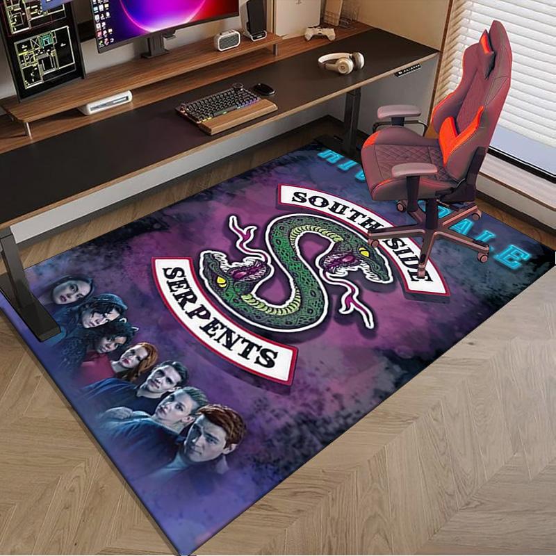 Riverdale Mystery Carpet, Chair Rug,Rug for Office Bedroom living rooms, Doormat decor Fan Gift Christmas Gift