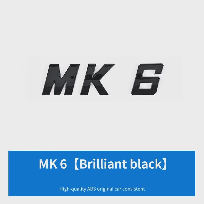 3D ABS буквы MK5 MK6 MK7 MK7.5 эмблема значок автомобиля наклейка для GO-LF автомобиля крыло багажник задняя наклейка