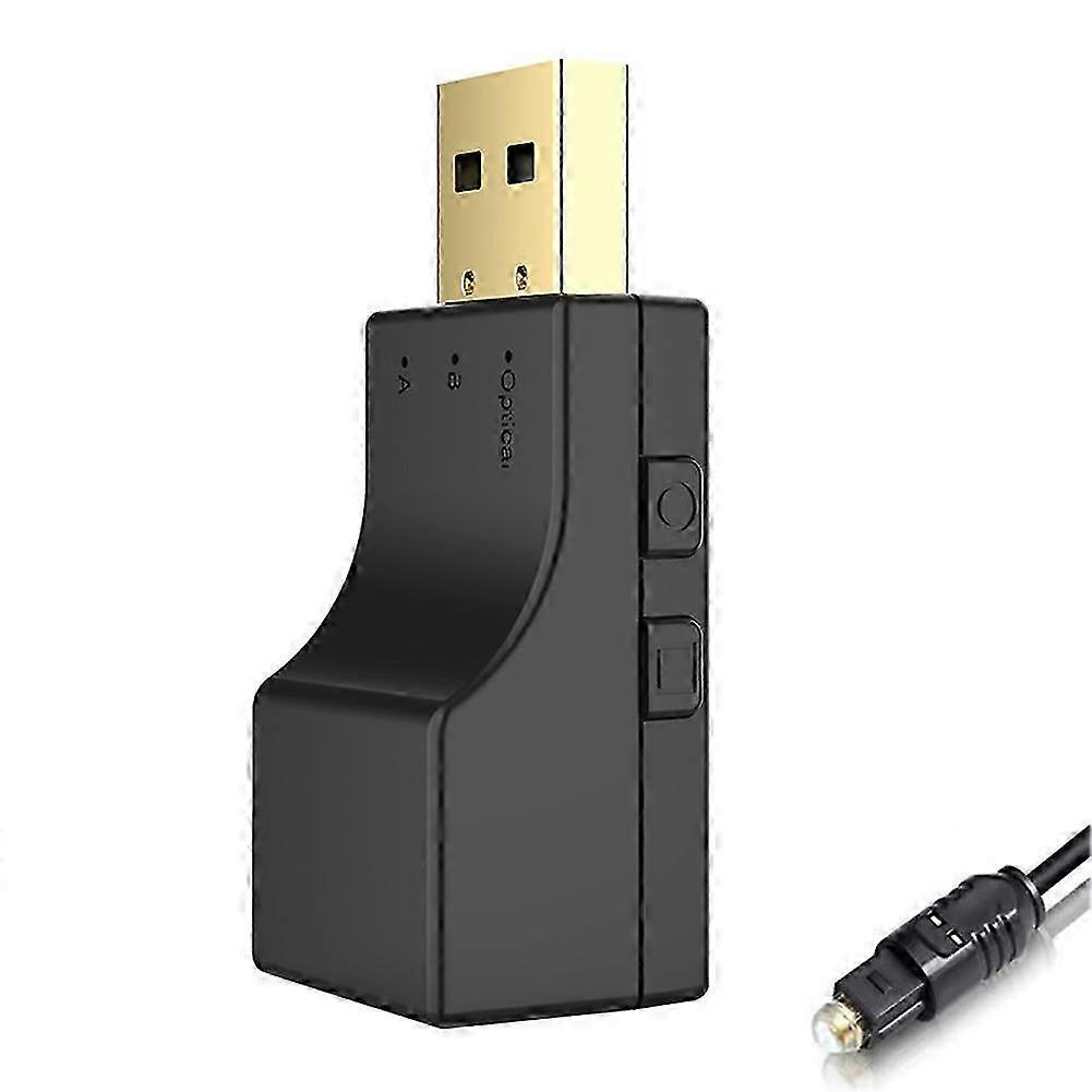 Bluetooth 5.0 o Transmitter with SPDIF, Low Latency Optical Adapter for Switch