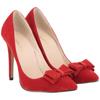 Women Pointed Toes Sweet Bow Pumps Thin High Heels Corset Pumps Party Wedding Lady Stilettos Shoes Shoe
