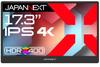 JapanNext Мобильный монитор 4K Mini HDR400 со смарт-кейсом в комплекте JN-MD-IPS173U 17,3-дюймовый с IPS-матрицей (3840x2160) Разрешение, HDMI, USB-C, sRGB 100%,