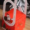 10pcs Paper Christmas Fruit Packaging Box Cute Xmas Eve Packaging Bag Christmas Gift Box  Chocolate