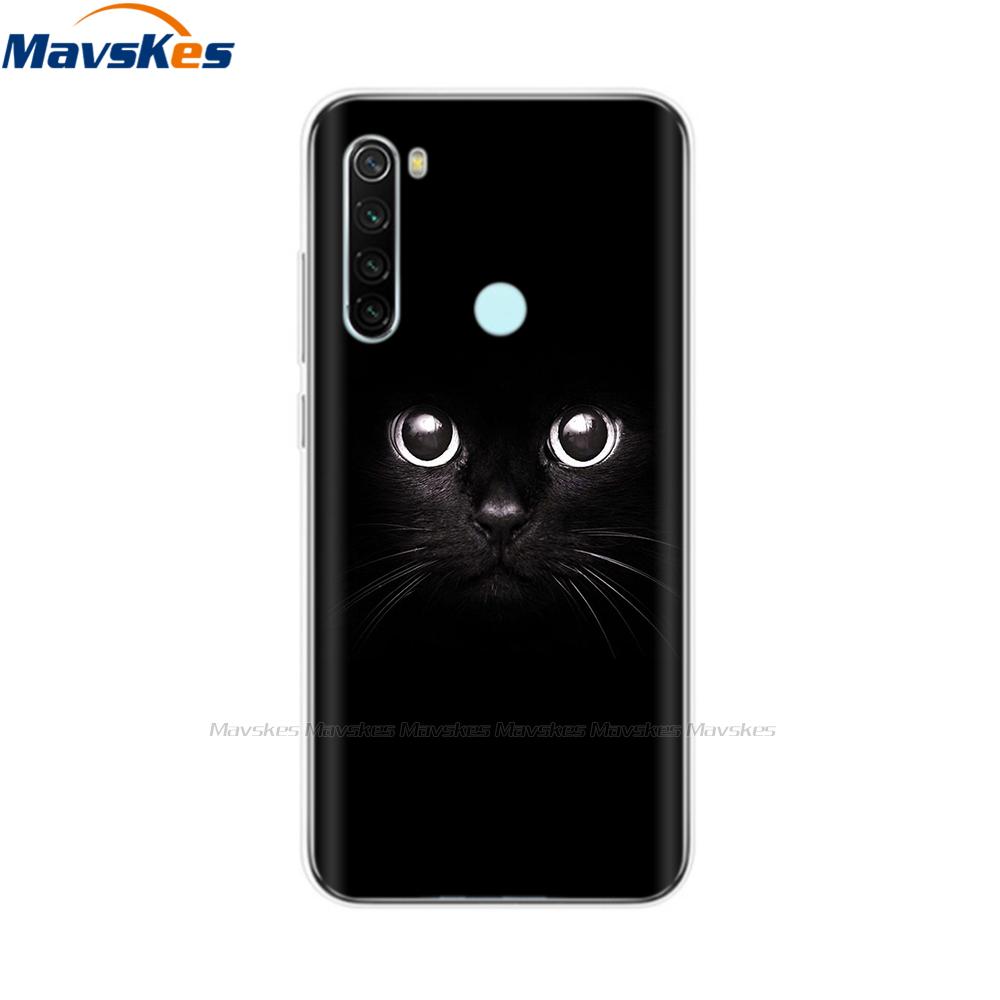 Чехол для телефона для Xiaomi Redmi Note 8T Чехол 6,3" Силиконовый Мягкий ТПУ Задняя крышка для Redmi Note 8 8T Note8 Pro Чехол Защитный корпус Coque