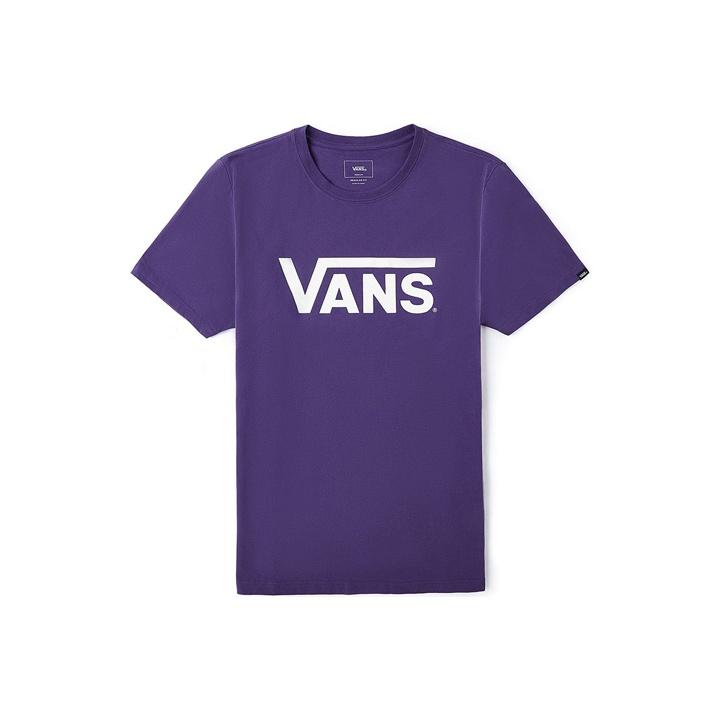 Vans Базовая футболка с круглым вырезом и короткими рукавами с логотипом, мужские топы, фиолетовые VN0A4MM6Y0X