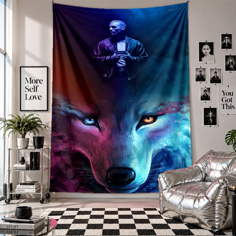 Wall TapestryKontra K Art Hanging Cloth Decorative Background Cover for Room Decoration