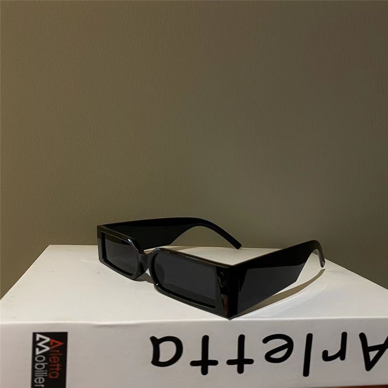 Солнцезащитные очки Box Personality Thick Edge Fashion Trend Оправа для очков Hip Hop Мужские и женские солнцезащитные очки