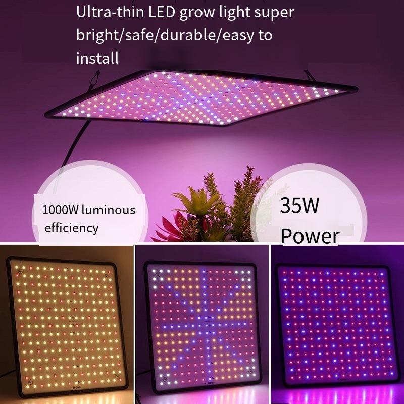 1 шт., полный спектр роста растений, светодиодная квантовая панель, подвесная теплица, суккулент, цветок, палатка, семена, заполняющий свет