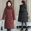 Утепленная женская одежда на ватной подкладке для людей среднего и пожилого возраста, длинная одежда на ватной подкладке, свободные длинные куртки на ватной подкладке, женские