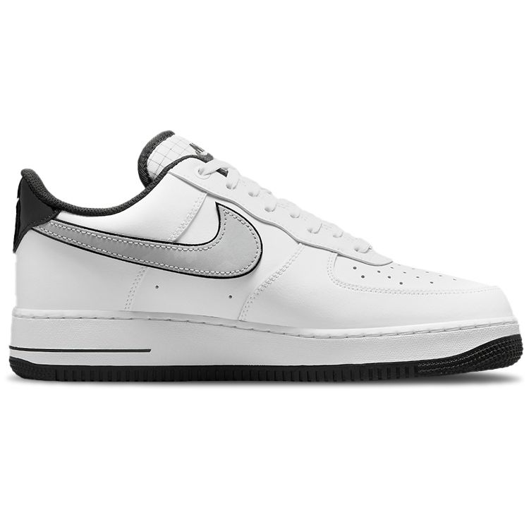 Nike Air Force 1 07 LV8 White Wolf Grey Мужские кроссовки черные DC8873-101