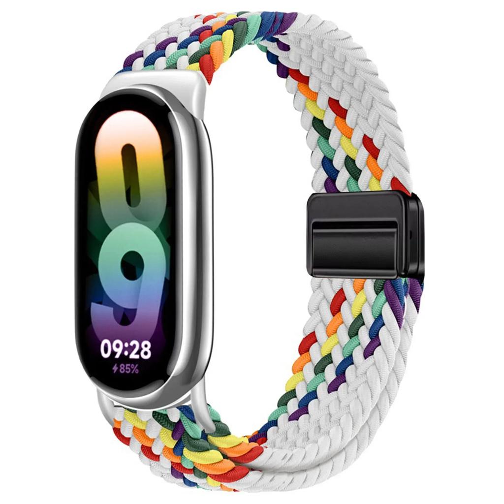 Нейлоновый ремешок Solo Loop для умных часов Xiaomi Mi Band 9/10 Сменный дышащий браслет для Xiaomi Band 8/9 Спортивный ремешок Correa