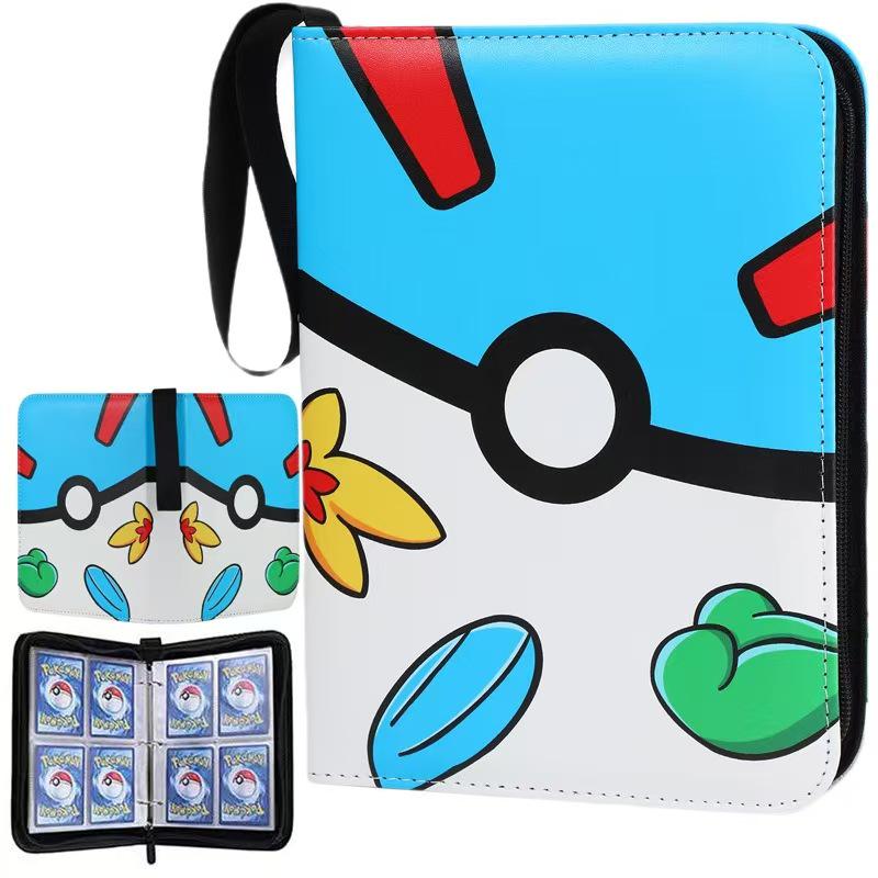 Pokémon Card Collection Book: 4-Grid & 9-Grid PU Game Album