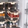 Контейнер для хранения салата, герметичный, прозрачный, Crisper Box, Produce Saver, 2-уровневый охладитель для льда