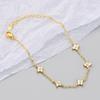 Luxury Four Leaf Flower Zircon Bracelet for Women 2026 New Fashion Rhinestone Bracelets Girls Party Jewelry Gifts