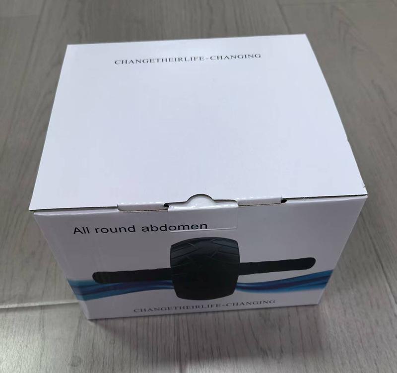 Non-Rebound Ab Wheel: Rubber Abdominal Muscle Roller for Fitness Training