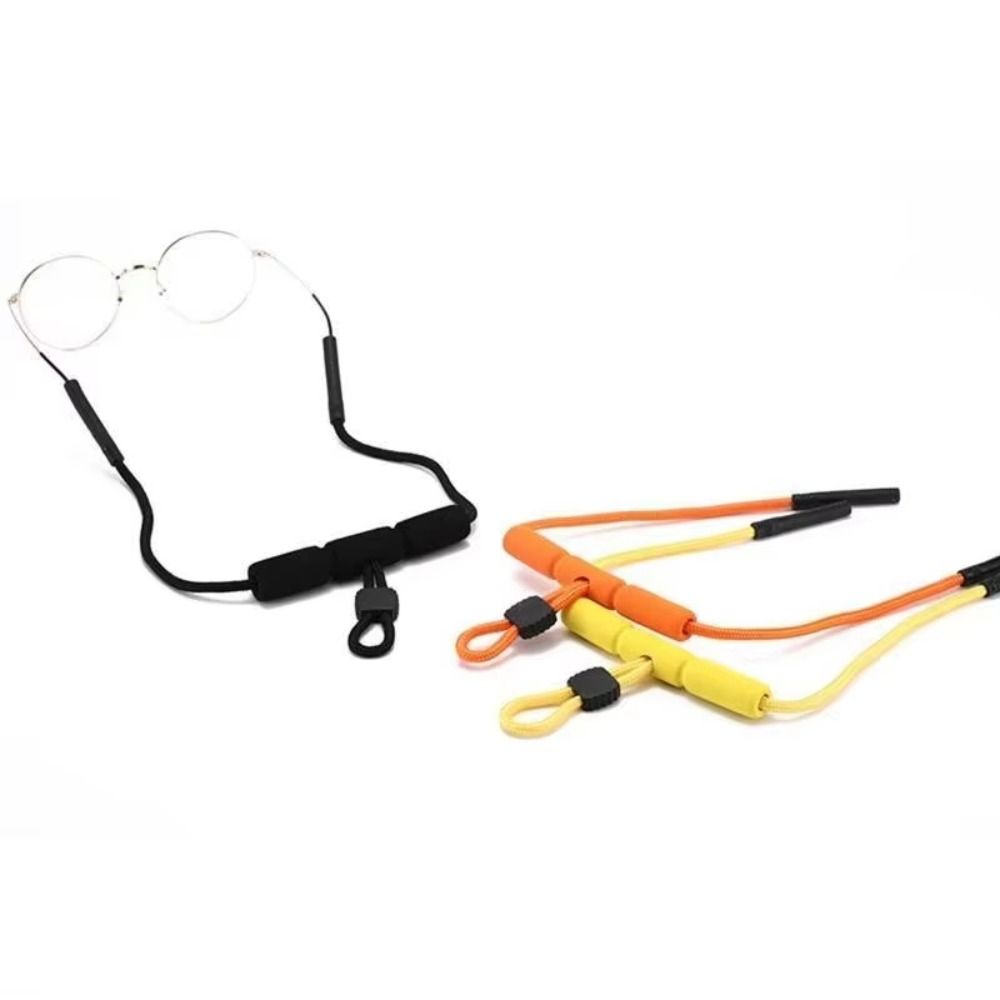 Polyester Foam Floating Glasses Strap Adjustable Length Glasses Cord Eyeglass Chain Water Sports