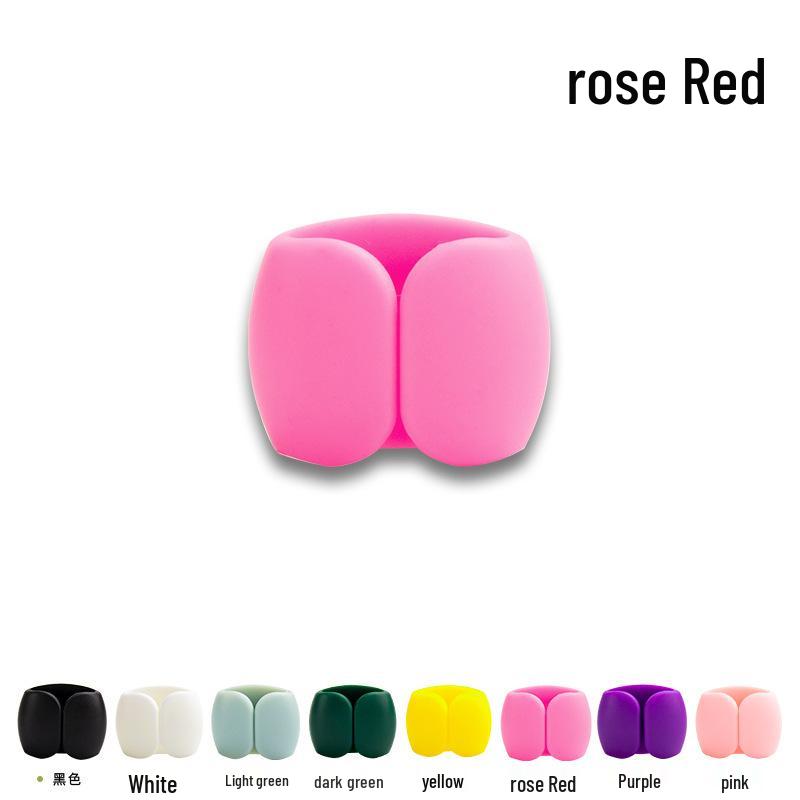 Multi-Hole Self-Adhesive Cable Organizer and Power Cord Holder