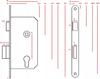 Lock J.72/55 WC RIGHT