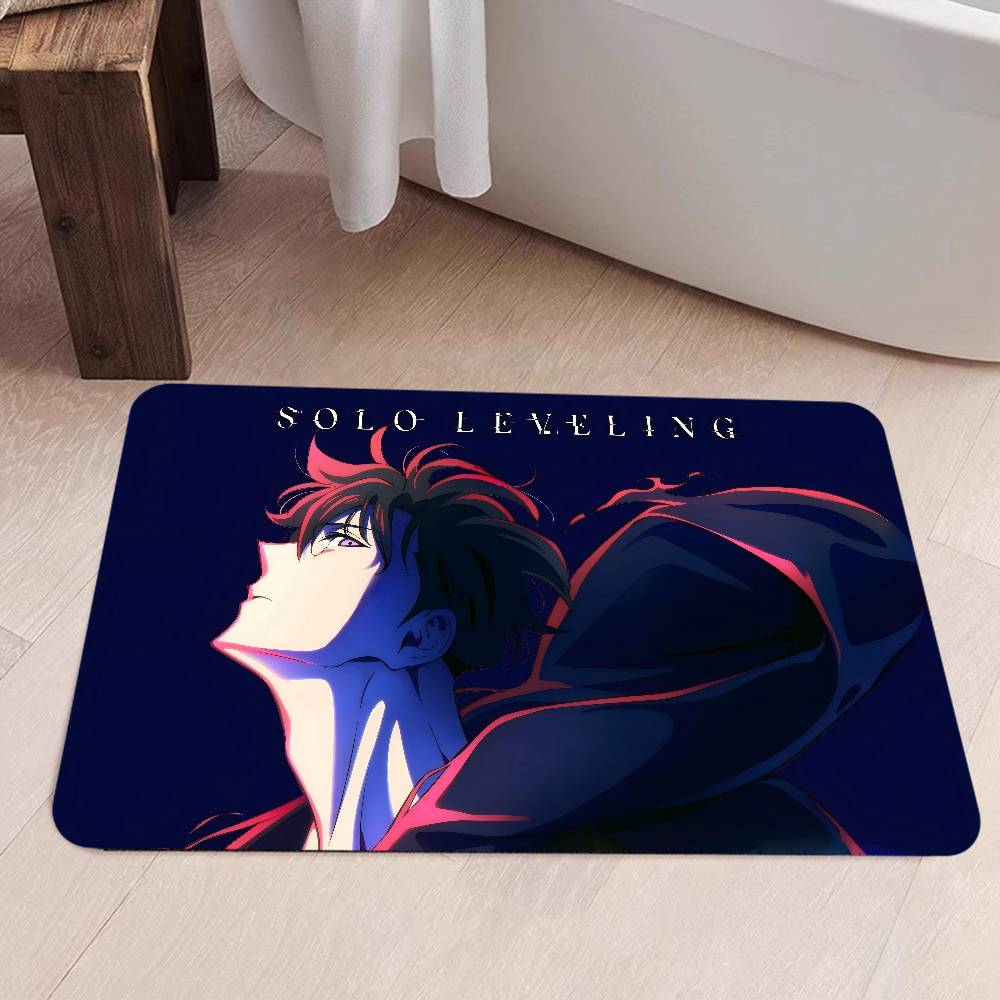 S-Solo Leveling Floor Mat Retro Multiple Choice Living Room Kitchen Rug Non-Slip Modern Home Decor