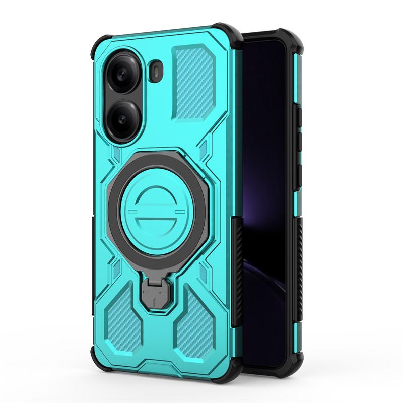 Роскошный магнитный бронированный чехол для Xiaomi Poco X7 Pro Чехлы Xiaomi Poco X7 X7 Pro Чехол Magsafe Беспроводная зарядка Чехол Poco X7 Pro