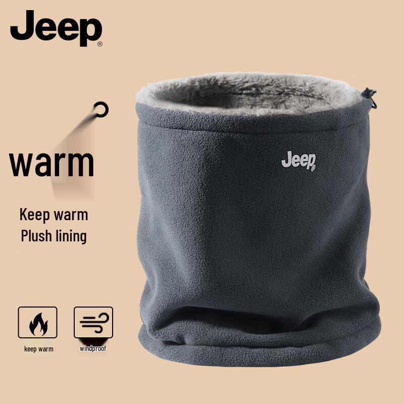 Jeep Men's Winter Fleece-Lined Neck Gaiter