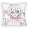 Wandering Witch The Journey Of Elaina Anime Girl Pillow Case Sofa Living Room Bedroom Headboard Cushion Square Cushion Nap Time