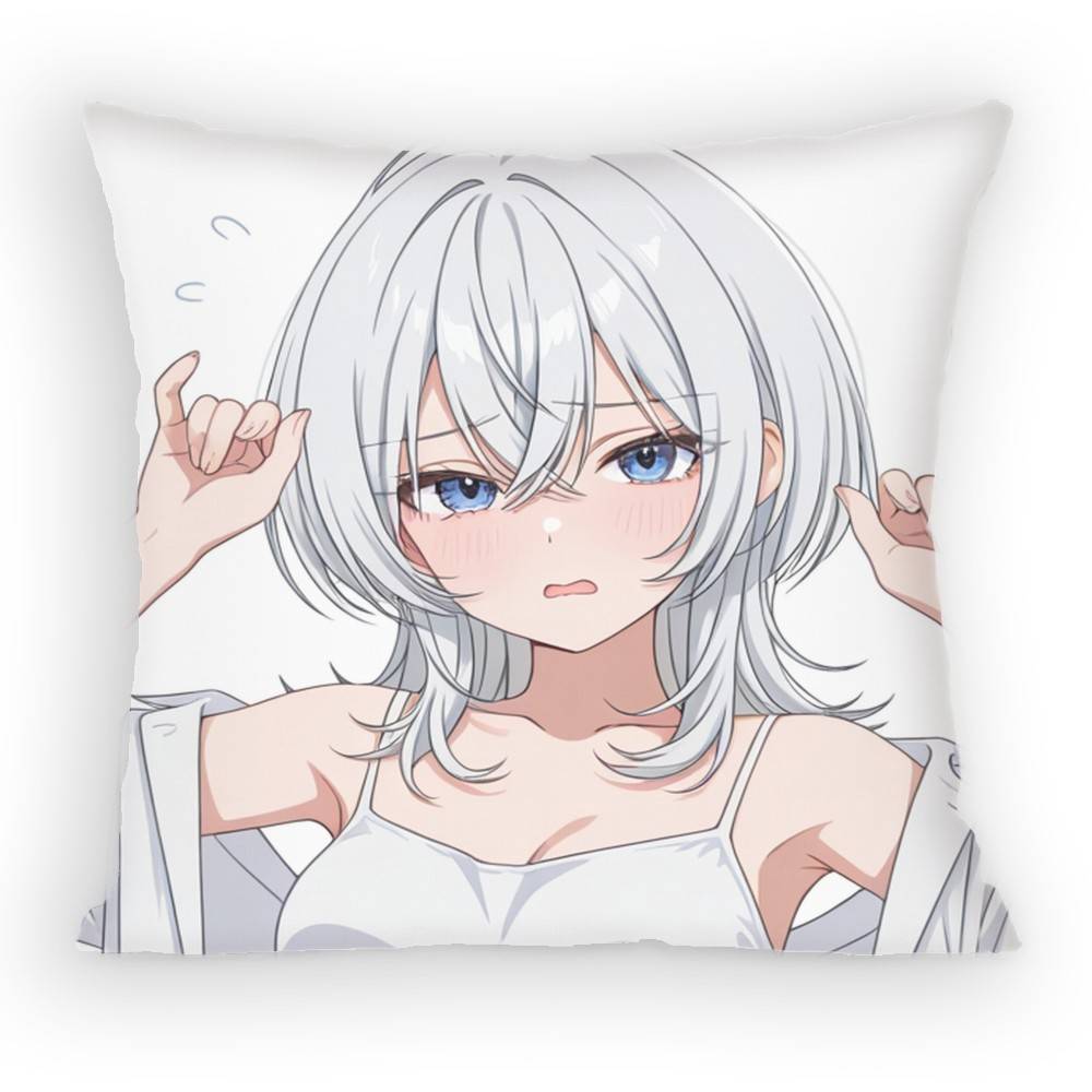 Wandering Witch The Journey Of Elaina Anime Girl Pillow Case Sofa Living Room Bedroom Headboard Cushion Square Cushion Nap Time