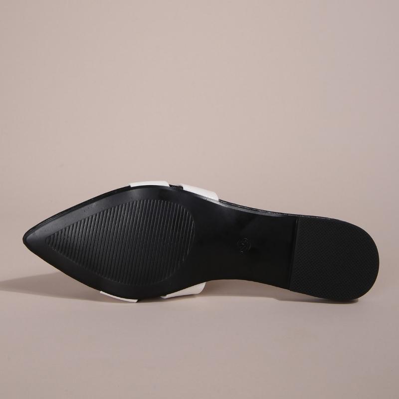 Fashion Fashion Women's Shoes Spring New Style Pointed Flat Shoes Anti Slip Versatile Women's Sandals Soft Sole Open Toe Women Slippers