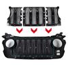 A03E-Для Jeep Wrangler JL JT Gladiator 2018-2024 Передняя решетка Радиаторная сетка Покрытие и т.д. Защитная сетка Аксессуары Детали