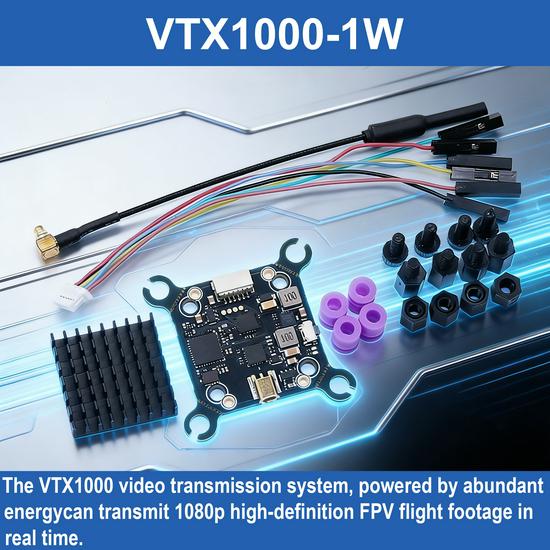 APEX 5" FPV Drone Kit: Carbon Fiber Quadcopter Ready-to-Fly F745 with Battery