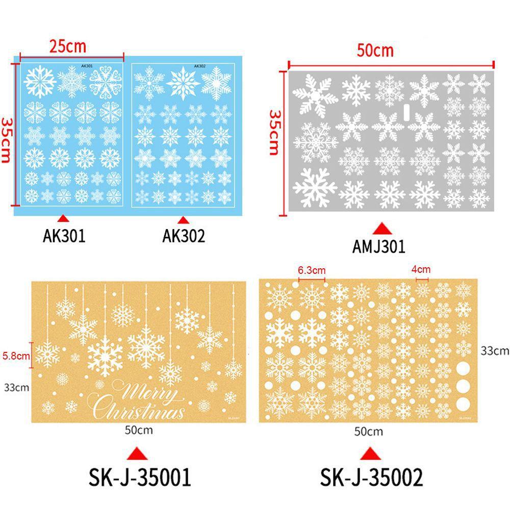 Xmas Merry Christmas New Year Santa Claus Window Sticker Murals Home Decals Christmas Wall Stickers