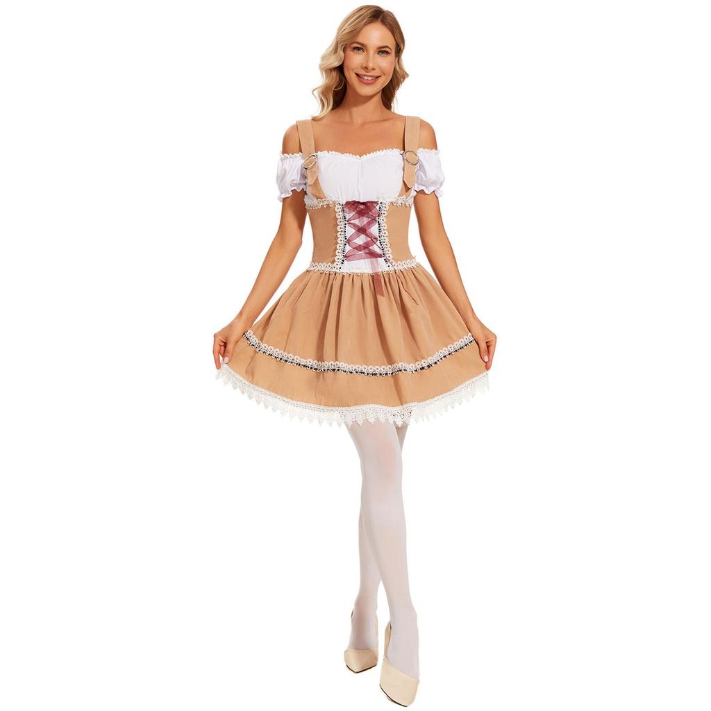 Немецкий карнавальный костюм Октоберфест, женское платье-футляр, сексуальный сценический костюм