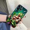 Чехол Dragon Ball Мультфильм Goku для iPhone 17Air XR XS Max 7 8 13 12 11 17 Pro Max 15 16 14 Plus Черный Мягкий Чехол для Телефона
