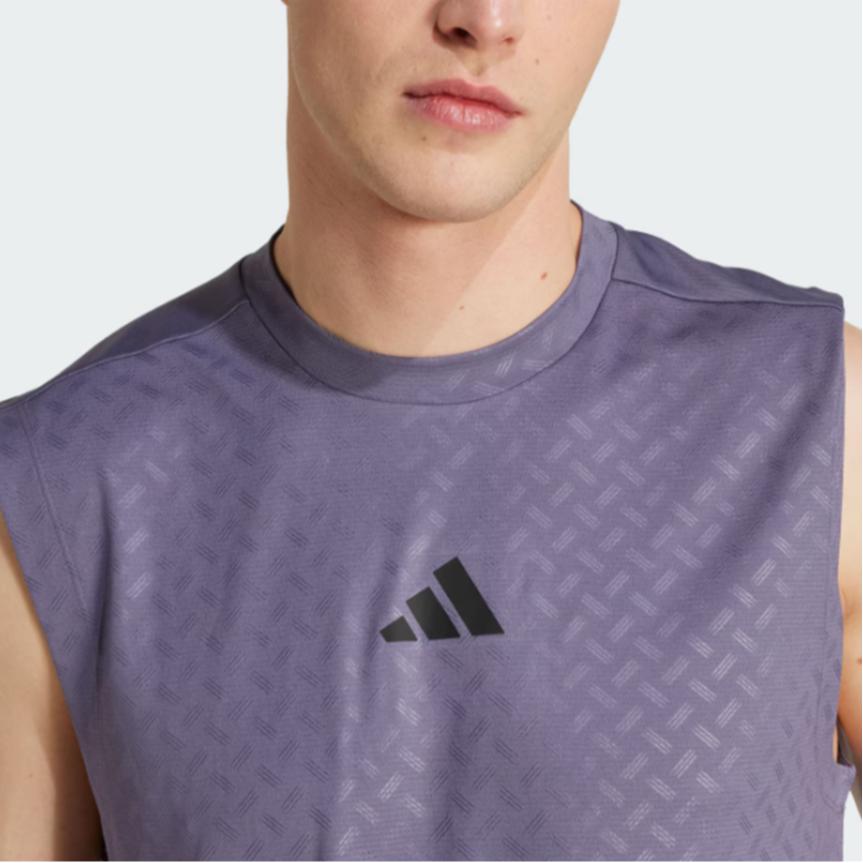 adidas Power Climalite Логотип Полосатый Быстросохнущий Прохладный Спортивный Майка без рукавов Мужские Топы JX6294