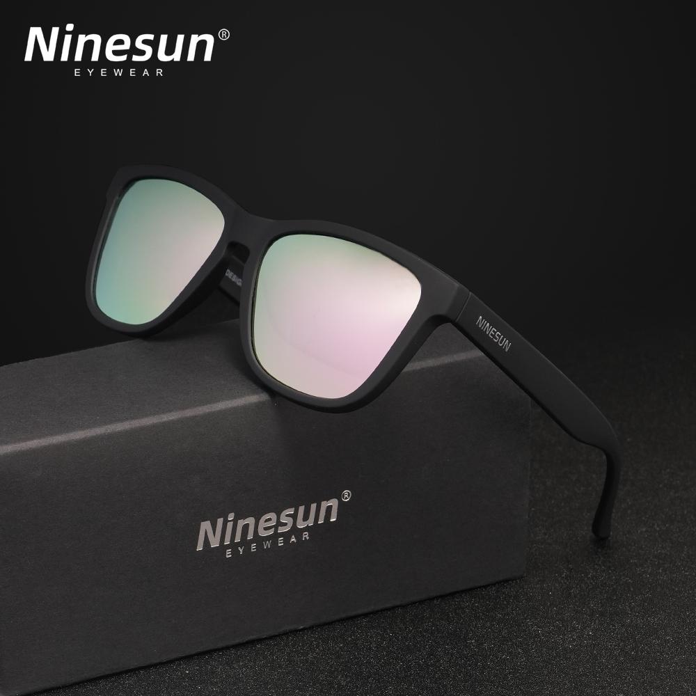 NINESUN Модные мужские солнцезащитные очки поляризованные UV400 солнцезащитные очки сверхлегкие TR90 женские очки для рыбалки вождения на открытом воздухе