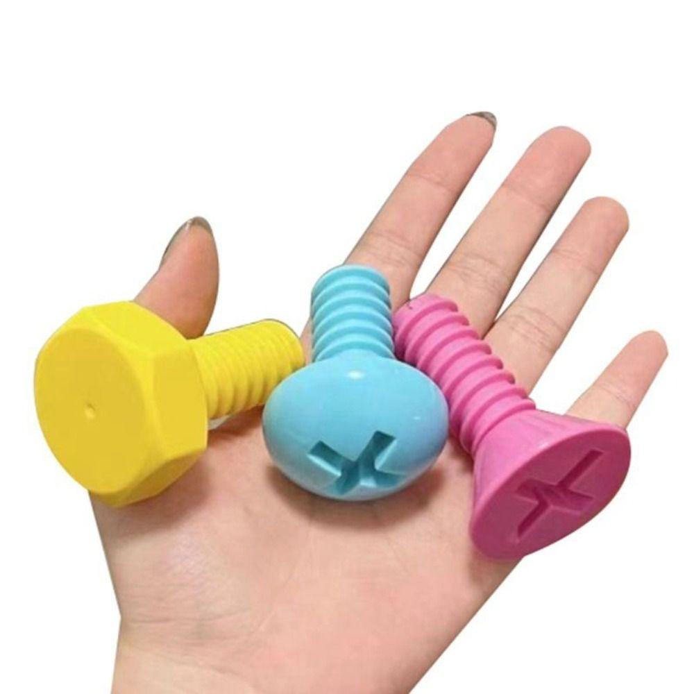 Candy Color Screw Hook Self-adhesive Decorative Hooks New Wall Hook