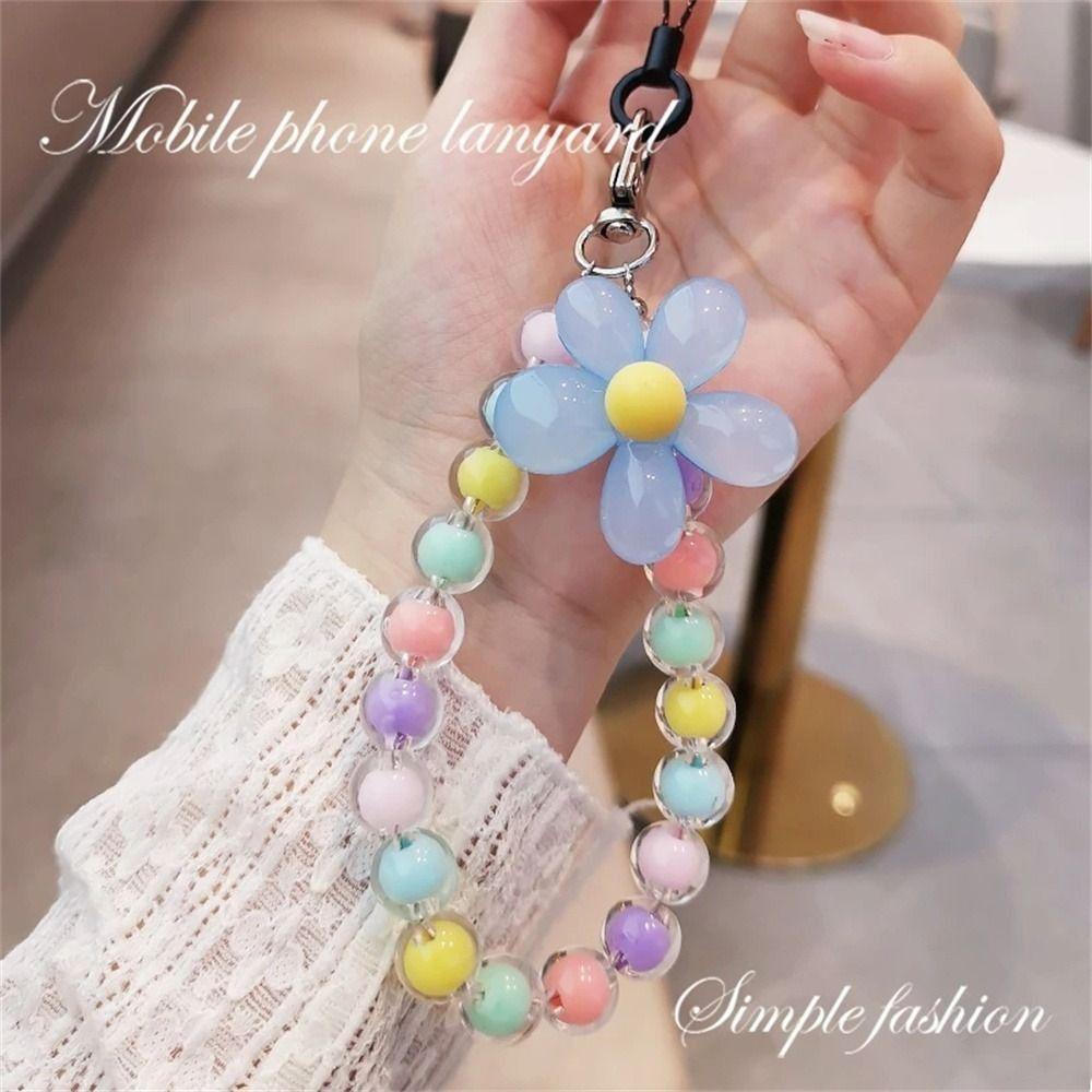 Браслет Подвесной шнурок Анти-потеря телефона Шнурок Бусины Цепочка для телефона Цепочка для мобильного телефона Ремешок для мобильного телефона