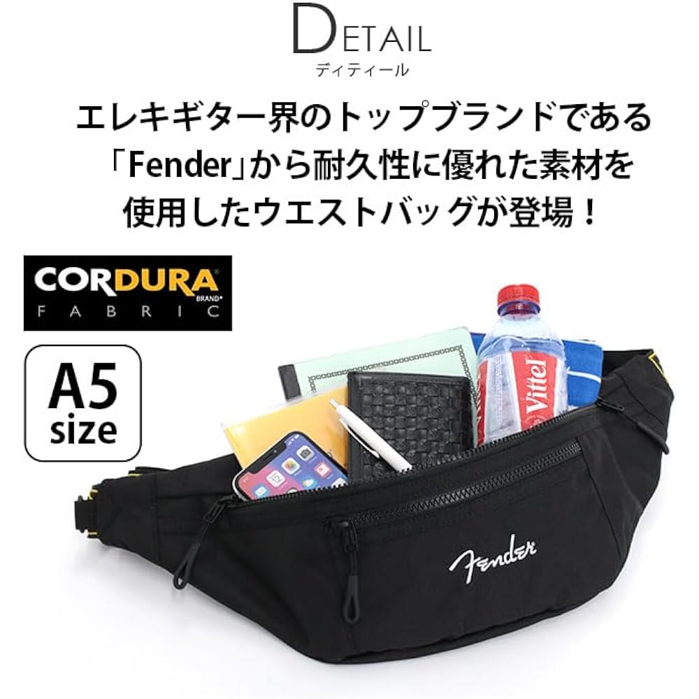 [Fender] Сумка на пояс Маленький размер 950-6050 Маленькая поясная сумка [01] Черный