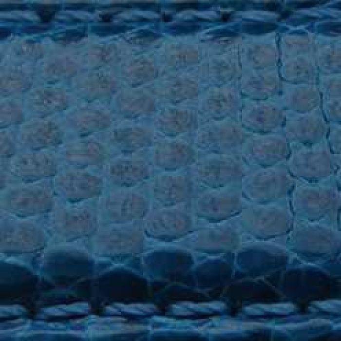 Bracelet montre - MY-MONTRE - Lézard véritable - Bleu royal - 16/14 mm - Fait main Italie