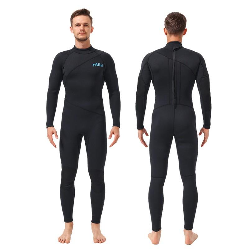 3mm Full Body Wetsuit Men Women Chloroprene Neoprene Warm Surfing Diving Snorkeling Winter Swimming
