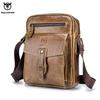 Retro Leather Messenger Bag Men's Casual Shoulder Bags Flip Fashion Business Bags